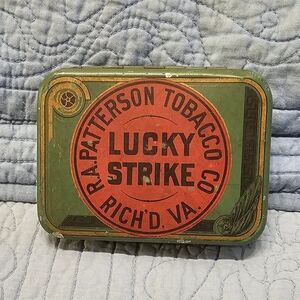 Lucky Strike Vintage Tin Box